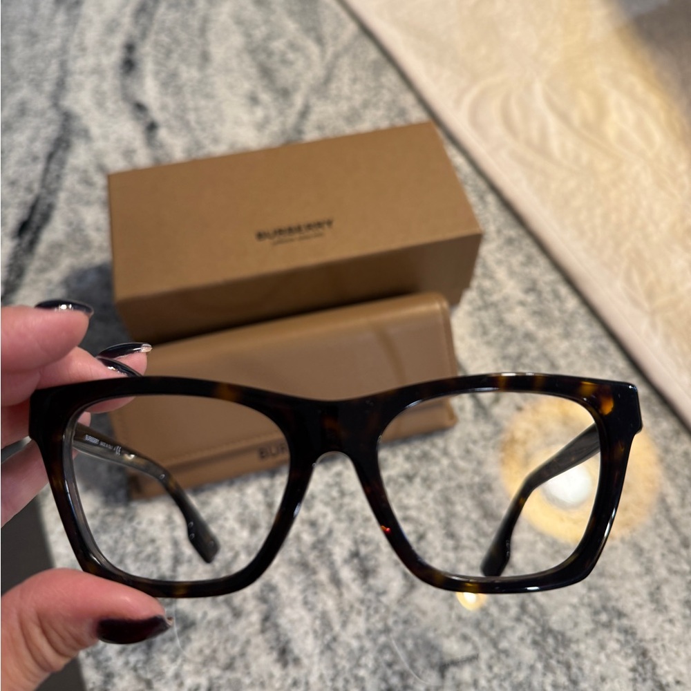 Burberry Brown Tortoise Shell Eyewear - Picture 3 of 4